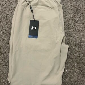 Under Armour Light Beige Iso-Chill Athletic Pants